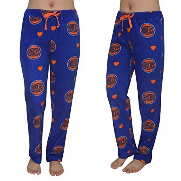 Nba Intimates Sleepwear Ny New York Knicks Fuzzy Pajama Bottoms Poshmark